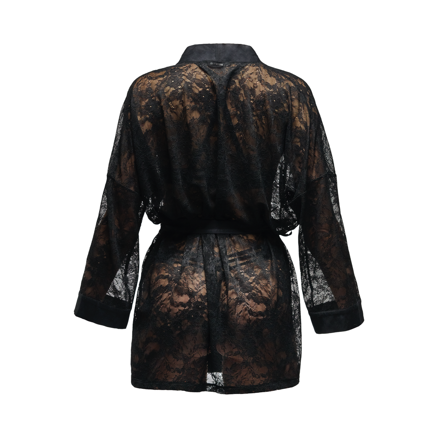 Kimono Black Lace